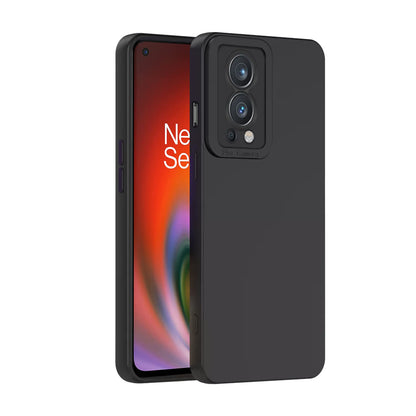 Pikkme OnePlus Nord 2 5G Soft Silicone Case with Camera Bumper Protection | Black