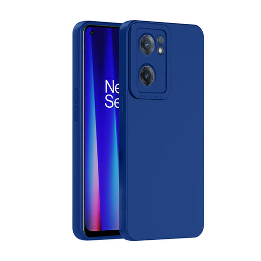 Pikkme OnePlus Nord Ce 2 5G Soft Silicone Case with Camera Bumper Protection | Blue