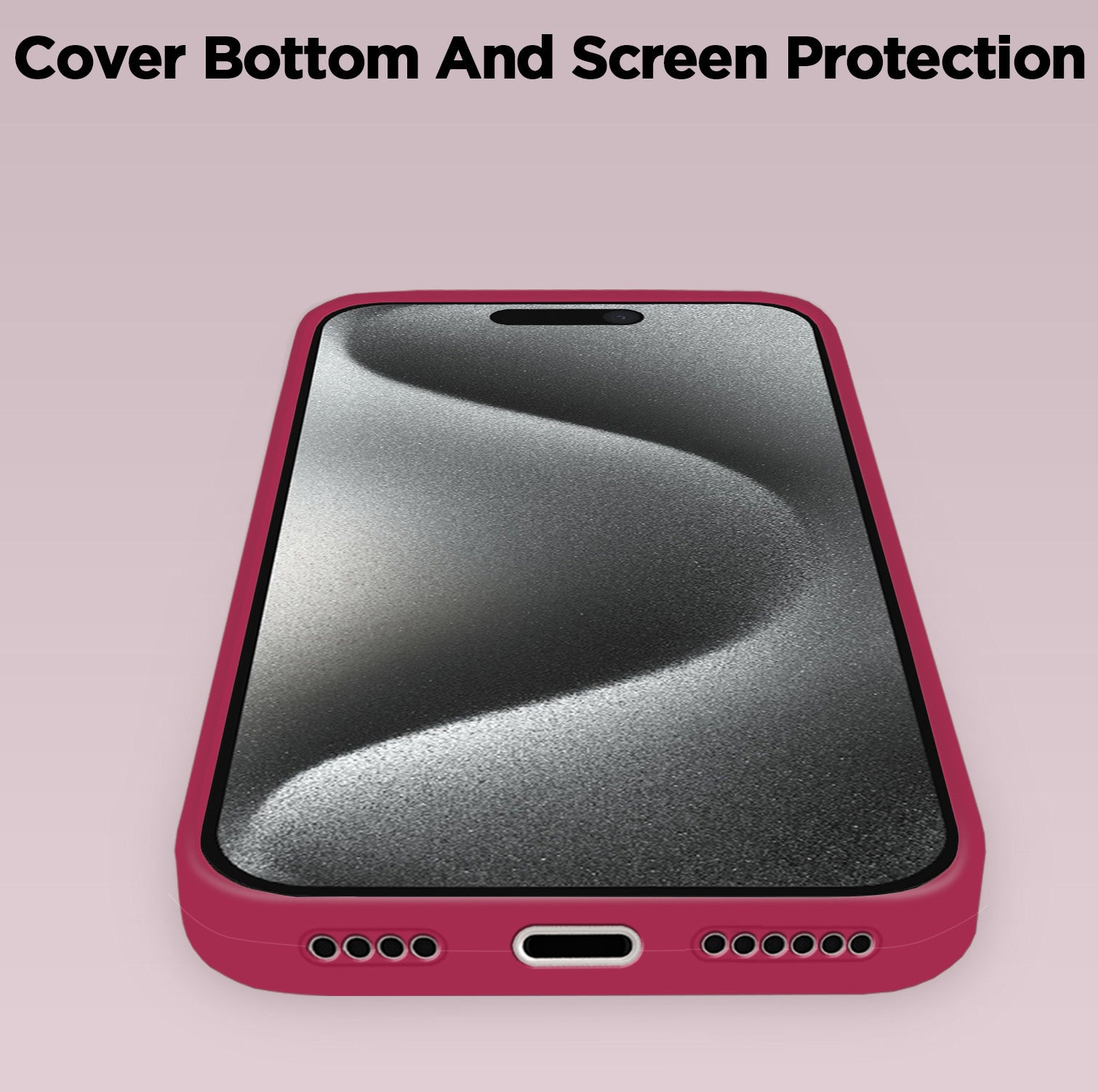 iPhone 15 Pro Max Silicone Back Cover