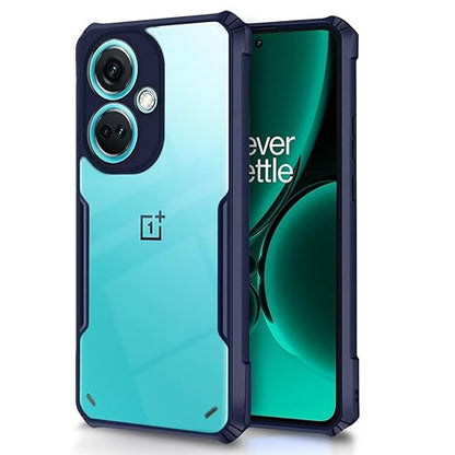 Pikkme OnePlus Nord Ce 3 5G Back Cover Crystal Clear Transparent Back Eagle Case (blue)