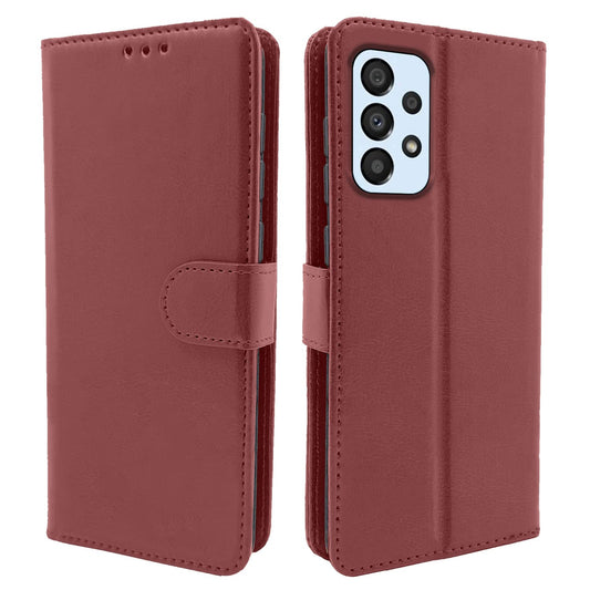 Pikkme Samsung Galaxy A73 5G Vintage Flip Cover | Brown