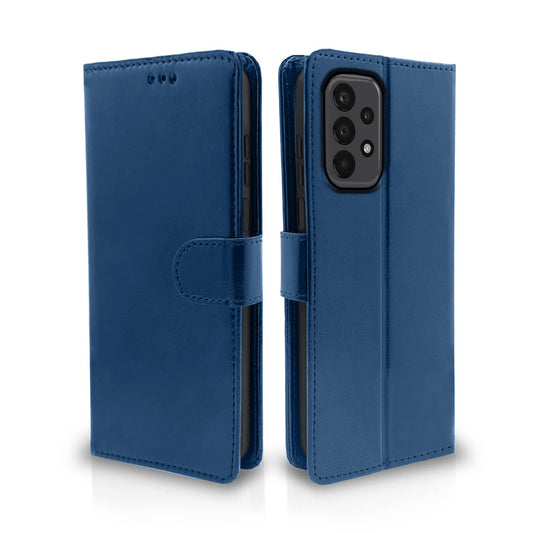 Pikkme Samsung Galaxy A23 4G / A23 5G Vintage Flip Cover | Blue