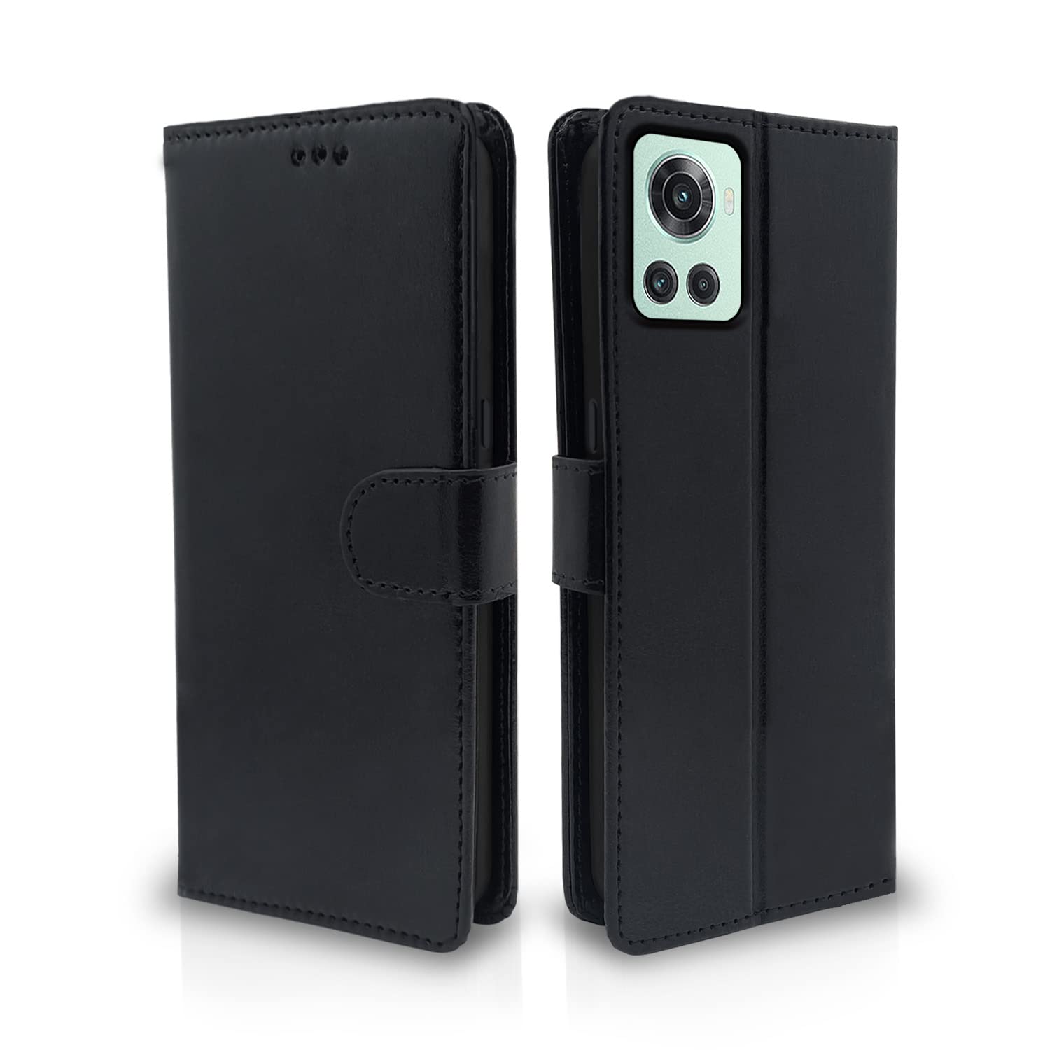 Pikkme OnePlus 10R 5G / 10R Prime 5G Vintage Flip Cover | Black