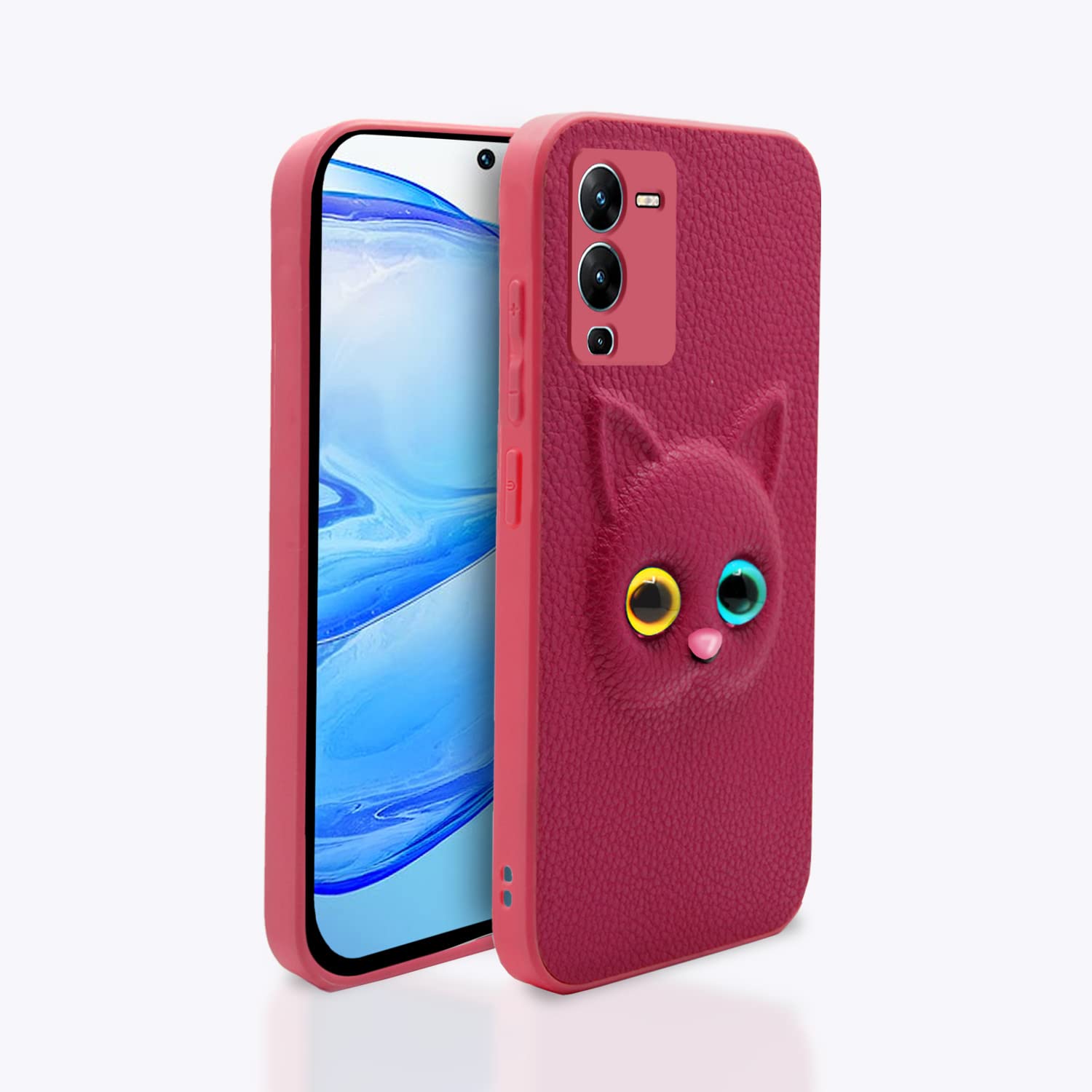 Pikkme Vivo V25 Pro 5G Cat Case | Pink