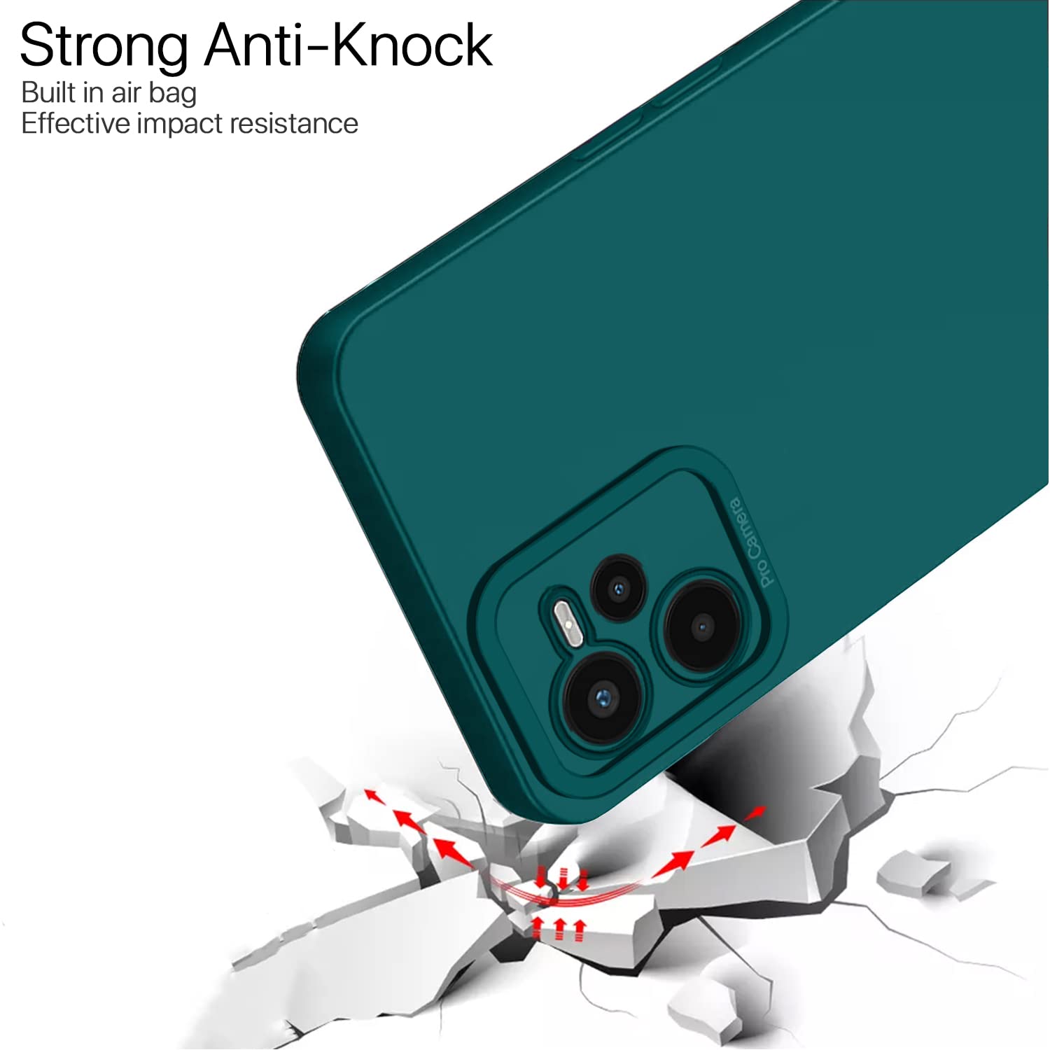 Pikkme Realme C35 green back cover – photo 4