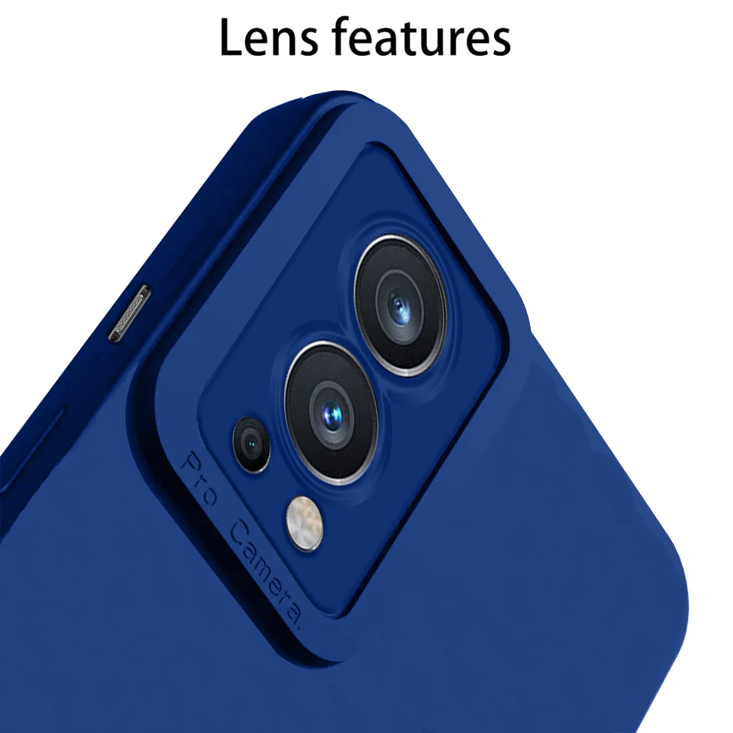 Pikkme blue Liquid Silicone mobile cover for OnePlus Nord 2 5G – photo 5