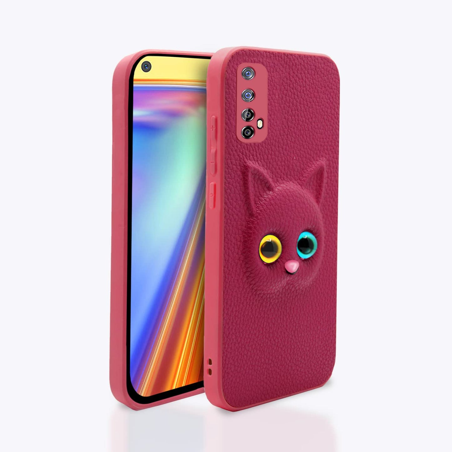 Pikkme Realme 7 / Narzo 30 4G / Narzo 20 Pro Cat Case | Pink