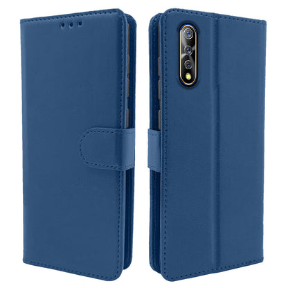 Pikkme Vivo S1 Vintage Flip Cover | Blue