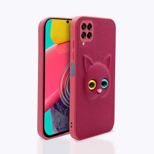 Pikkme Samsung Galaxy M53 5G Cat Case | Pink