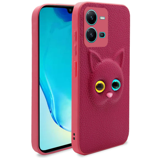 Pikkme Vivo V25 5G Cat Case | Pink