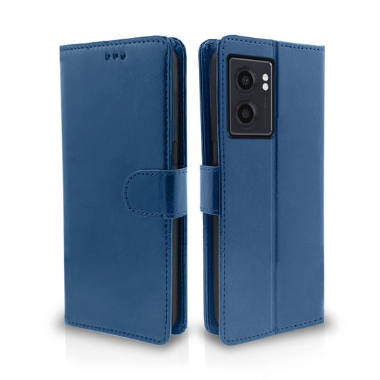 Pikkme Realme Narzo 50 5G / Oppo K10 5G Vintage Flip Cover | Blue