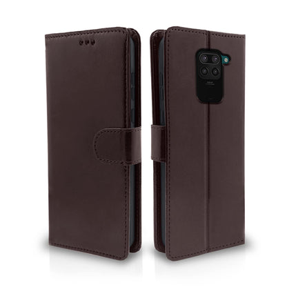 Pikkme Xiaomi Redmi Note 9 Vintage Flip Cover | Coffee