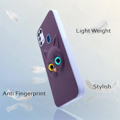 Pikkme Samsung Galaxy M31 / M31 Prime / F41  Cat Case | Purple