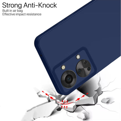 Pikkme OnePlus Nord 2T 5G Soft Silicone Case with Camera Bumper Protection | Blue