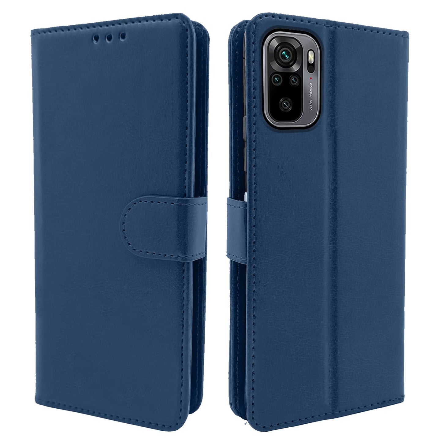 Pikkme Redmi Note 10 / Note 10S Vintage Flip Cover | Blue