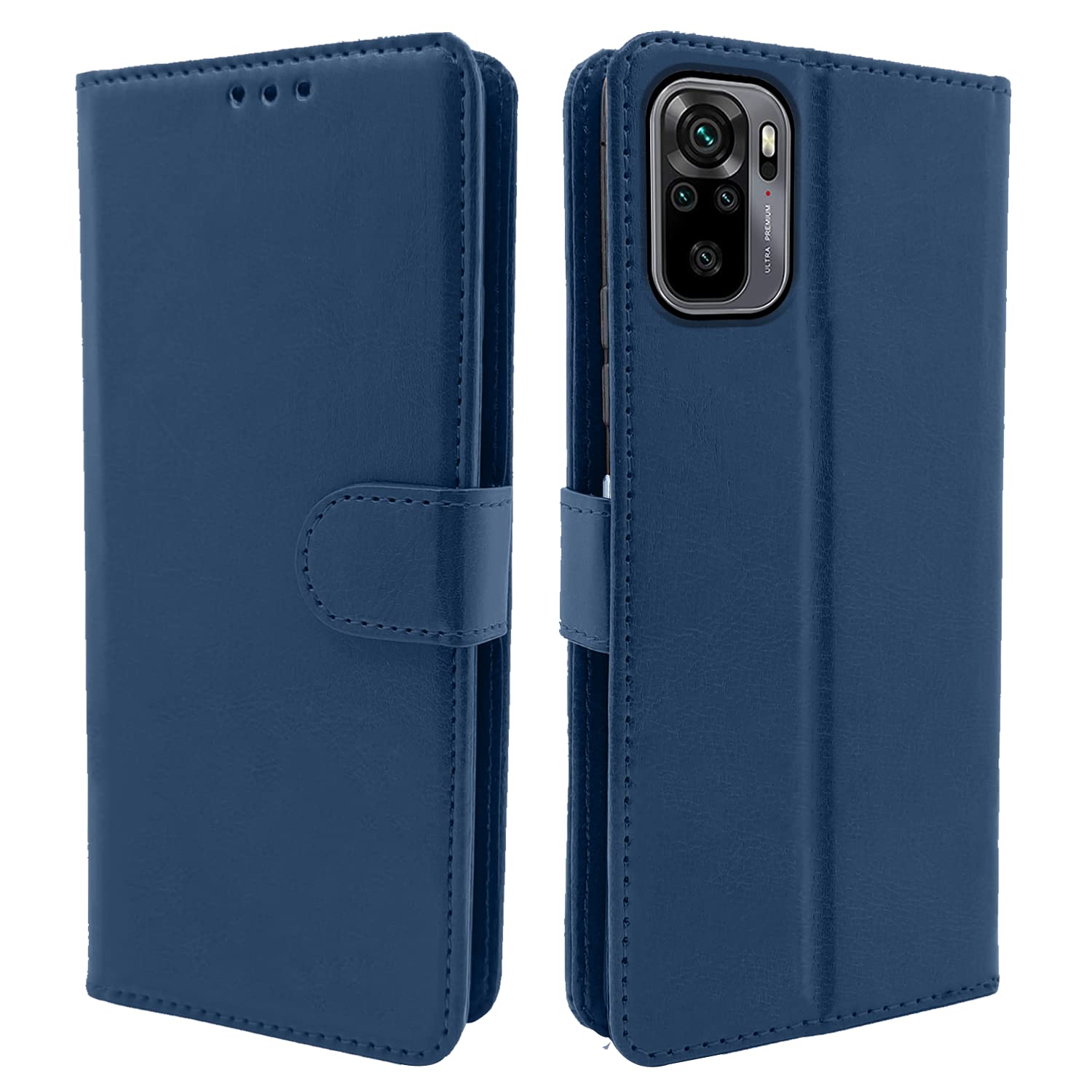 Pikkme Redmi Note 10 / Note 10S Vintage Flip Cover | Blue