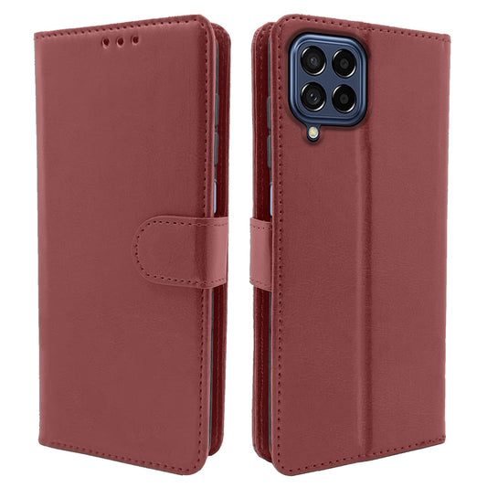 Pikkme Samsung Galaxy M53 5G Vintage Flip Cover | Brown