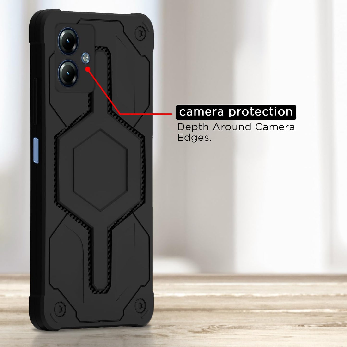 Pikkme Rugged Armed Back Cover