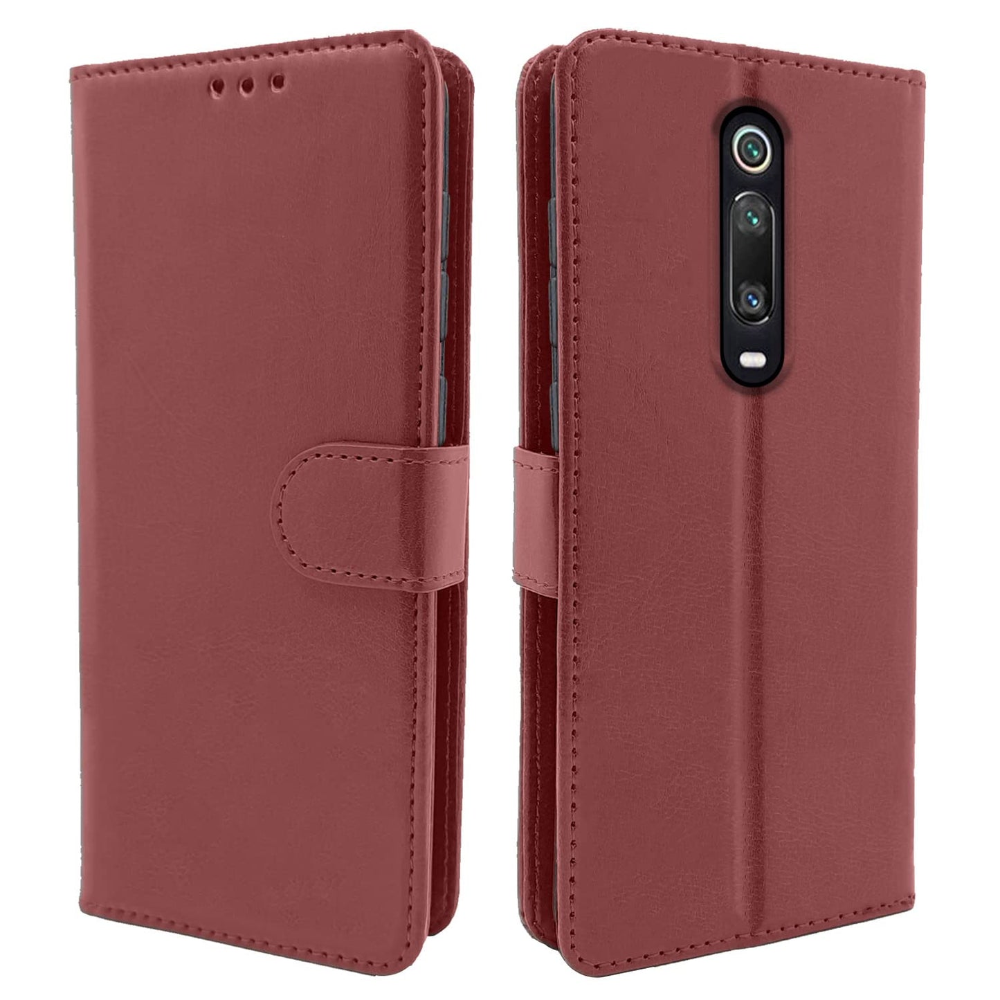 Pikkme Mi Redmi K20 / K20 Pro Vintage Flip Cover | Brown