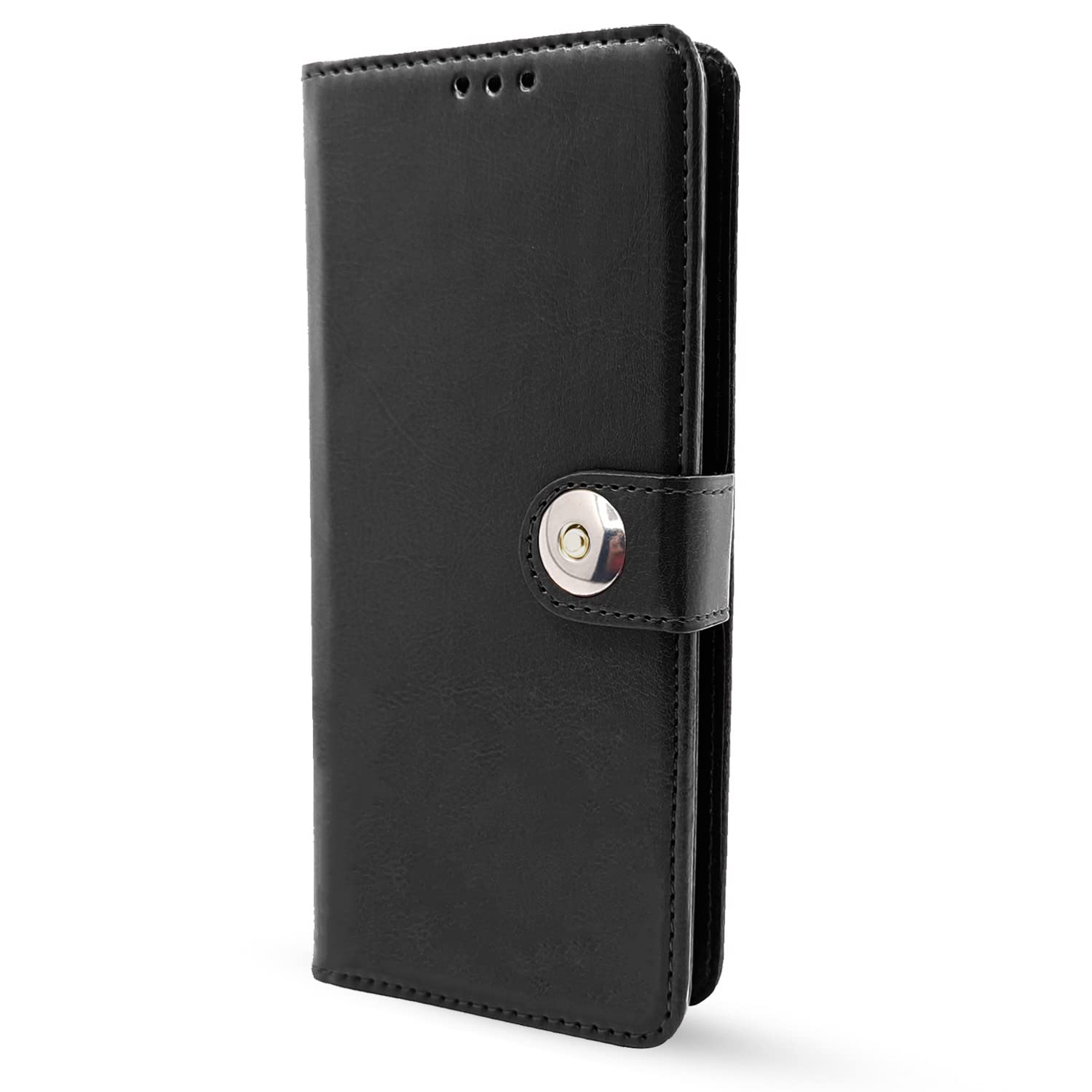 Pikkme Realme Narzo N53 / C53 Button Flip Cover (Black)