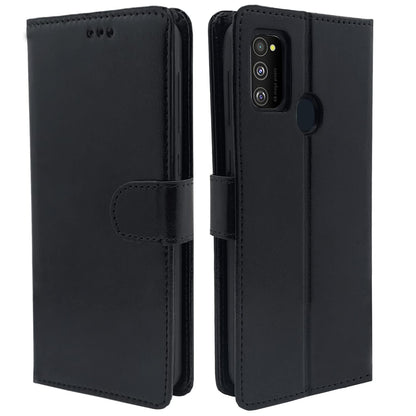 Pikkme Samsung Galaxy M21 2021 / M30s / M21 Vintage Flip Cover | Black