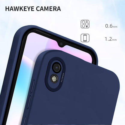 Pikkme Mi Redmi 9A / 9i / 9A Sport Soft Silicone Case with Camera Bumper Protection | Blue