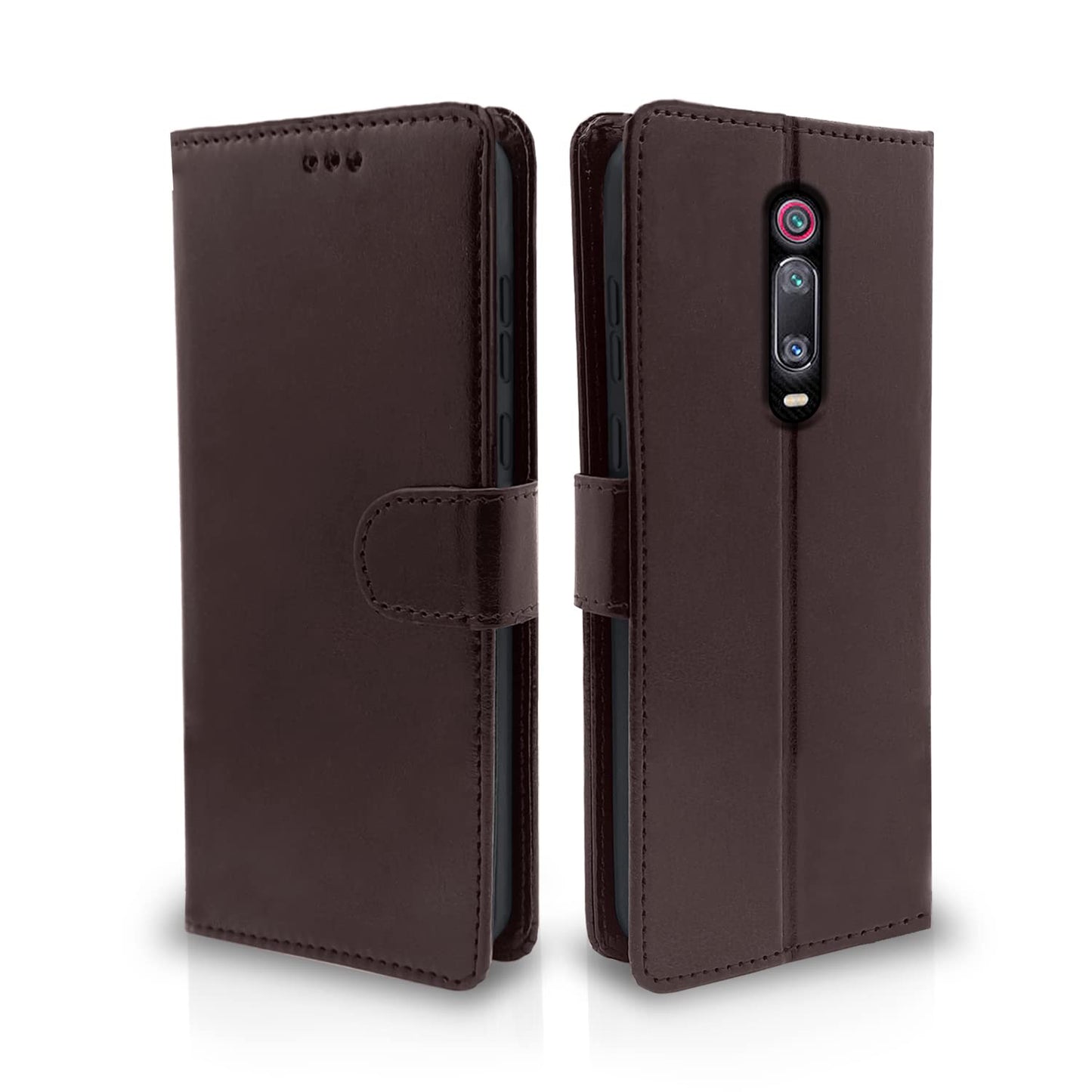 Pikkme Mi Redmi K20 / K20 Pro Vintage Flip Cover | Coffee