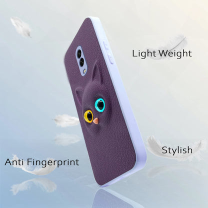 Pikkme OnePlus 6T Cat Case | Purple