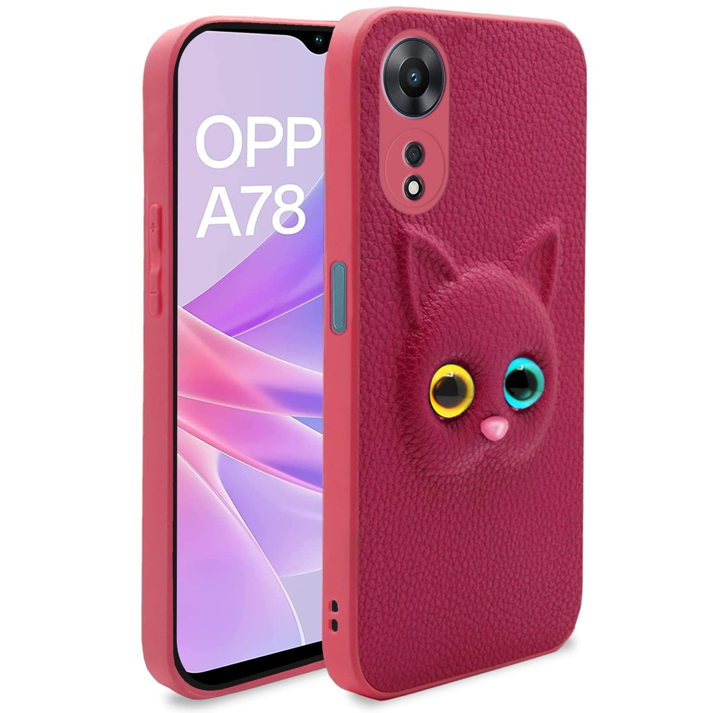 Pikkme Oppo A78 5G Cat Case | Pink