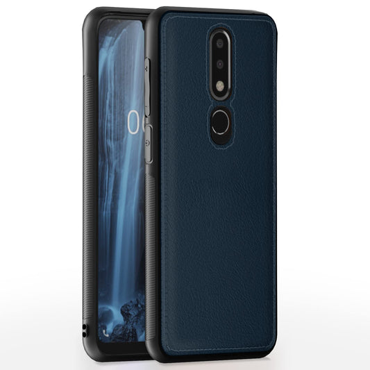 Pikkme Nokia 6.1 Plus Leather Back Cover | Blue