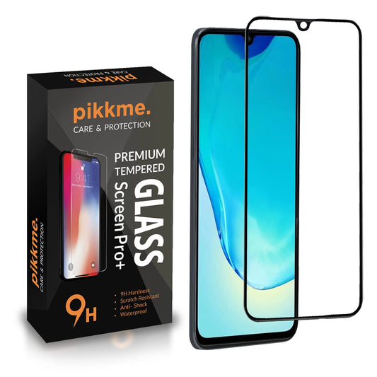 Pikkme Vivo V25 5G Tempered Glass Screen Protector Edge To Edge Coverage With Easy Installation Kit