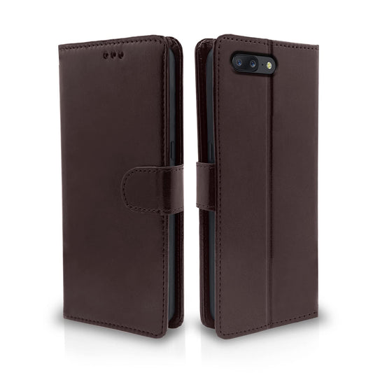 Pikkme OnePlus 5 Vintage Flip Cover | Coffee