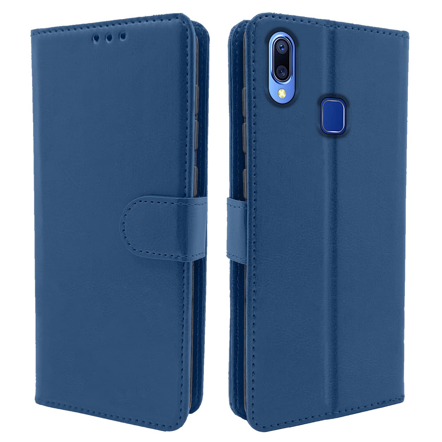 Pikkme Vivo Y91 / Y93 / Y95 Vintage Flip Cover | Blue