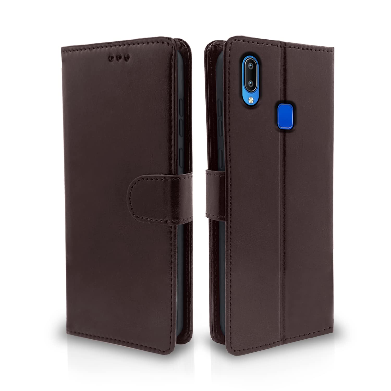 Pikkme Vivo Y91 / Y93 / Y95 Vintage Flip Cover | Coffee