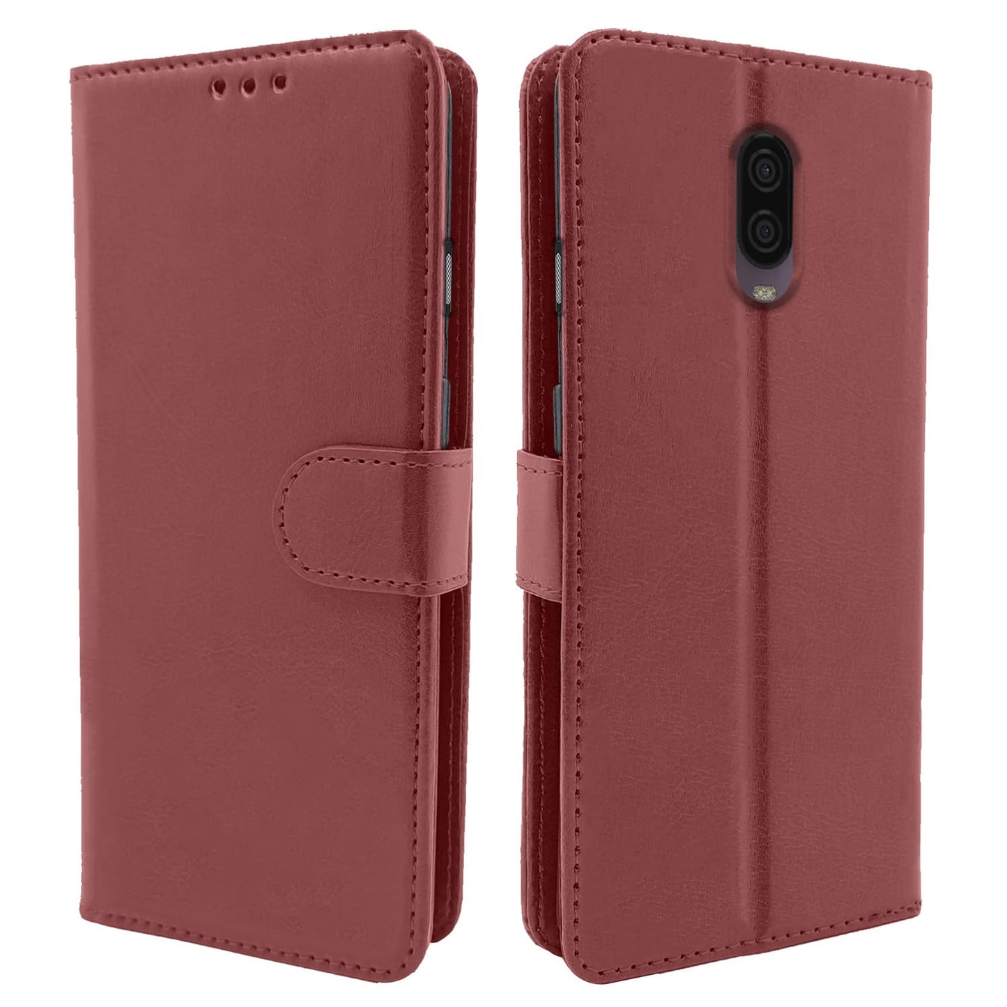 Pikkme OnePlus 6T  Vintage Flip Cover | Brown