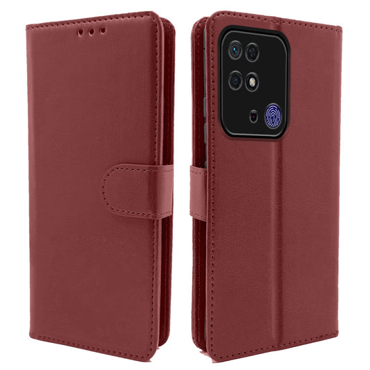 Pikkme  Mi Redmi 10 / Redmi 10 Power Vintage Flip Cover | Brown