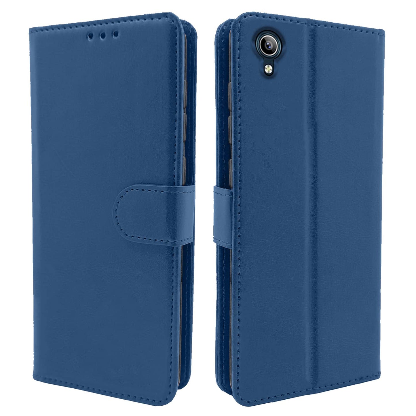 Pikkme Vivo Y91i Vintage Flip Cover | Blue