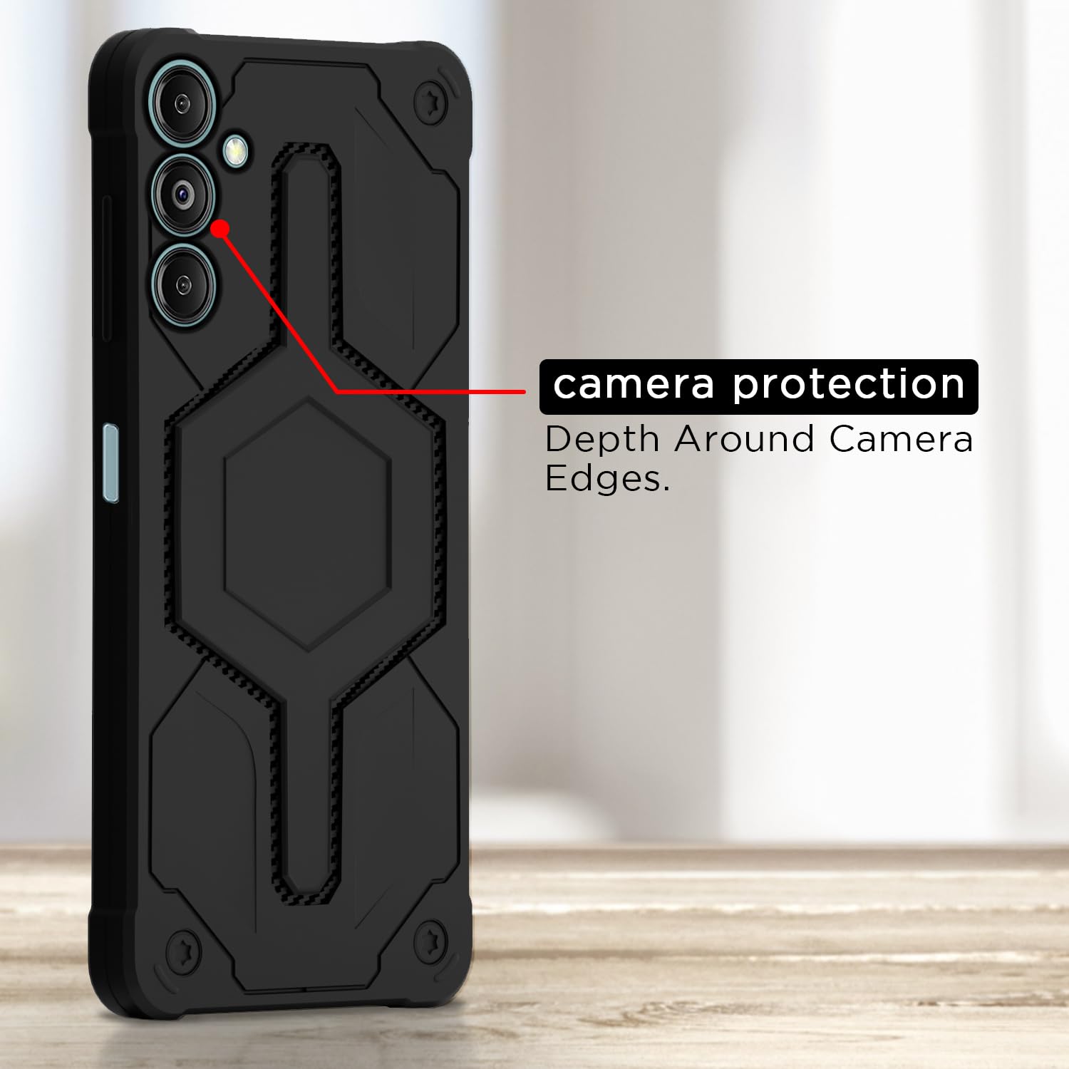 Pikkme Rugged Armed Back Cover