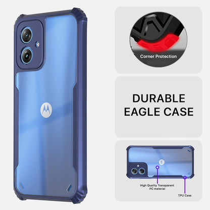 Pikkme Moto G54 5G Eagle Back Cover (Blue)