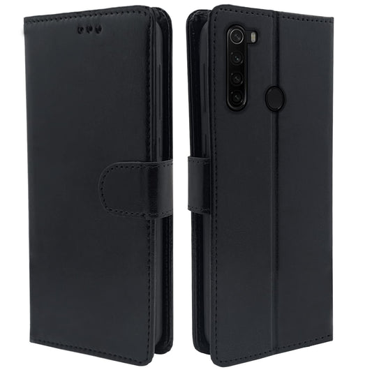 Pikkme Redmi Note 8 Vintage Flip Cover | Black