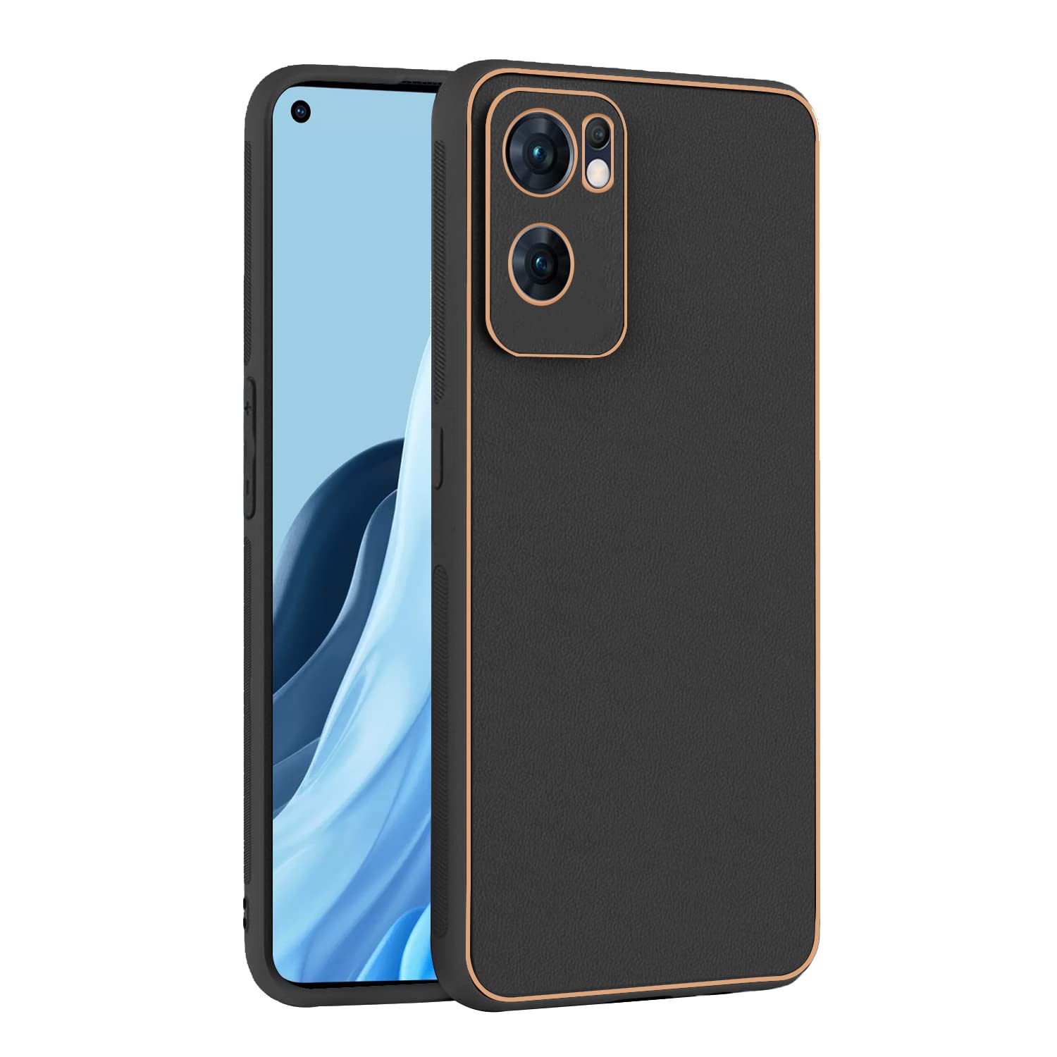 Pikkme Leather Chrome Back Cover