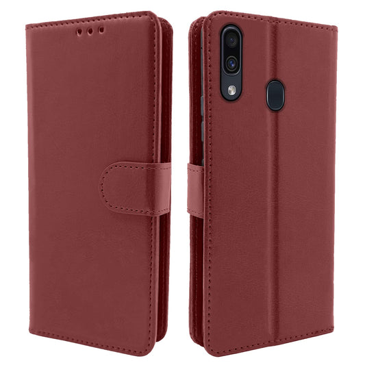 Pikkme Samsung Galaxy A30 / A20 / M10s Vintage Flip Cover | Brown