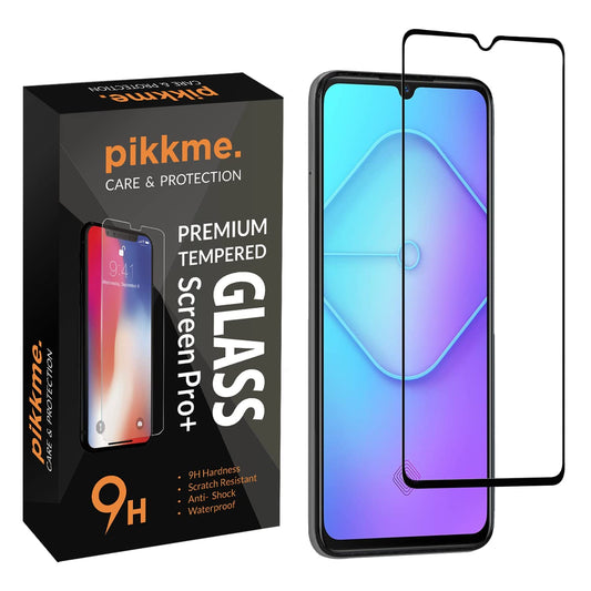 Pikkme Redmi Note 7 Pro Tempered Glass Screen Protector Edge To Edge Coverage With Easy Installation Kit