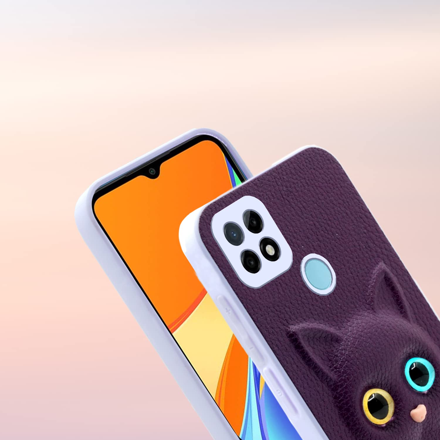 Mi Redmi 10A / Redmi 9 / Redmi 9 Activ / 9C / Poco C31  Cat Case | Purple