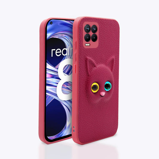 Pikkme Realme 8 4G / Realme 8 Pro Cat Case | Pink