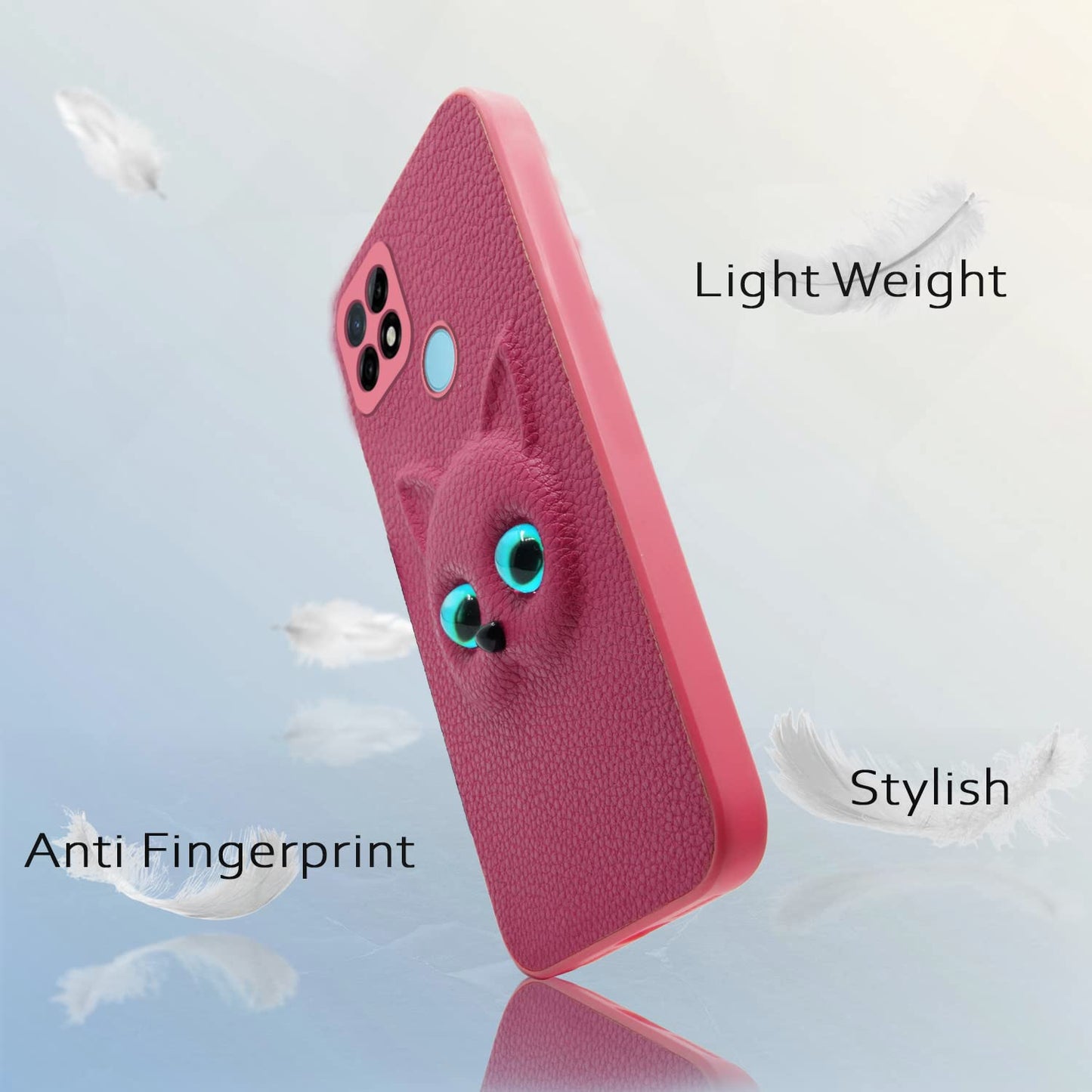 Mi Redmi 10A / Redmi 9 / Redmi 9 Activ / 9C / Poco C31  Cat Case | Pink