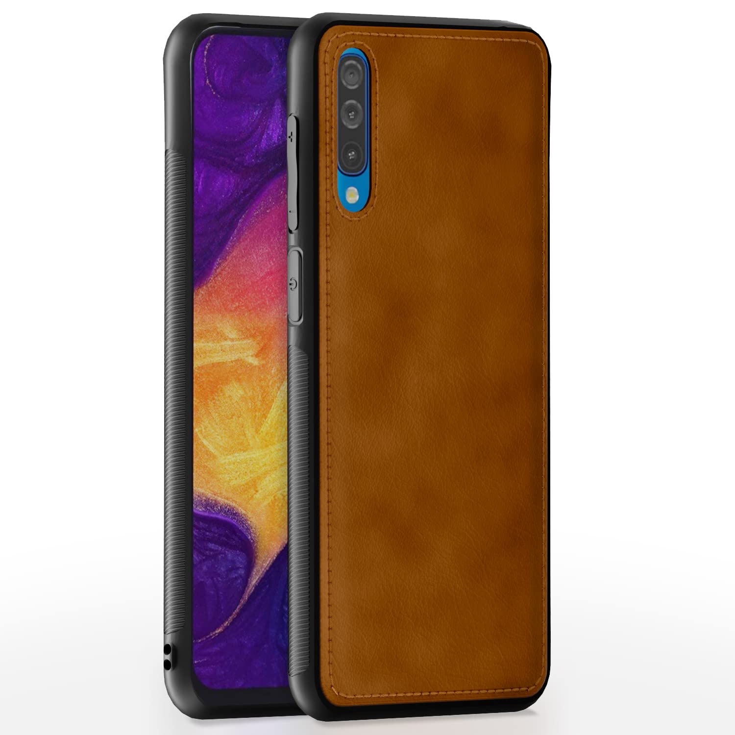 Pikkme Samsung Galaxy A50 / A50s / A30s Leather Back Cover | Brown