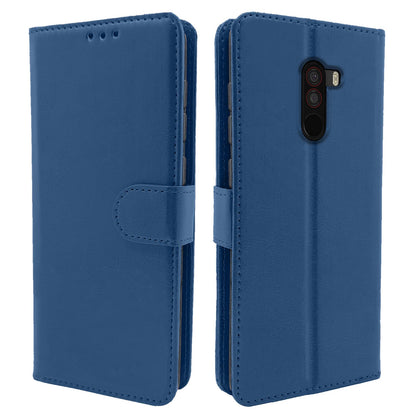 Pikkme Mi Poco F1 Vintage Flip Cover | Blue