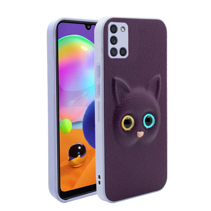 Pikkme Samsung Galaxy A31 Cat Case | Purple