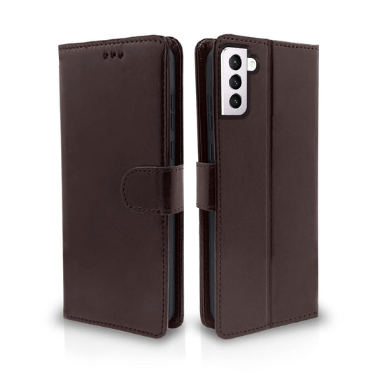 Pikkme Samsung Galaxy S21 FE 5G Vintage Flip Cover | Coffee